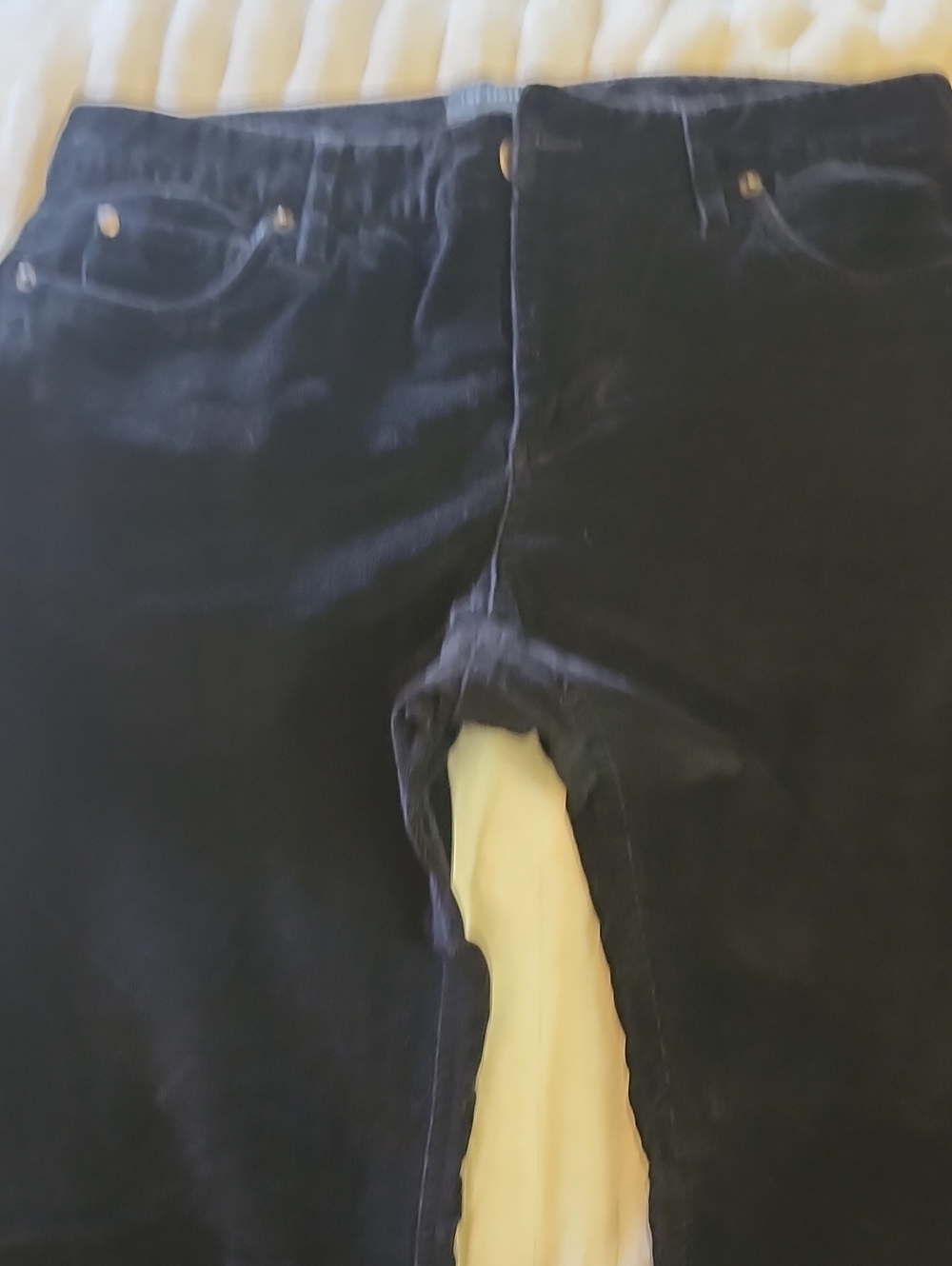 The Limited Black Corduroy Drew Fit Pants